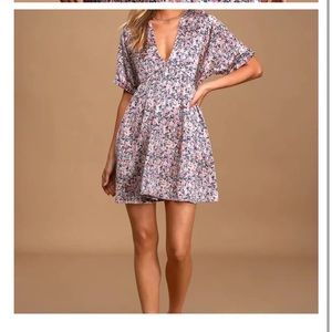 Lulu’s Babydoll dress xl NWT 🌸